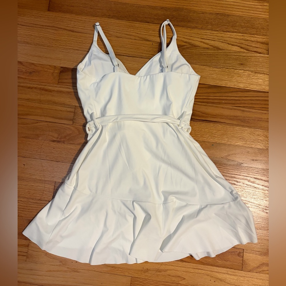 HALARA White Mini Dress